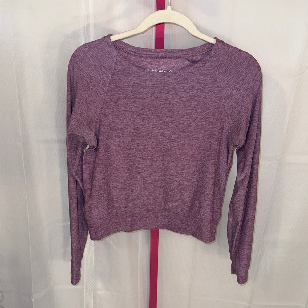 Outdoor Voices‎ Purple Women's Soft Compression Longsleeve